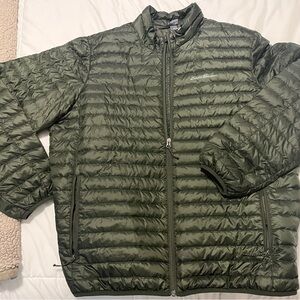 Eddie Bauer Men's Green Puffer Jacket